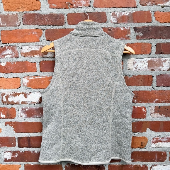 Patagonia Better Sweater Fleece Vest Gray Tan Heather Full Zip Women’s Size M - Picture 4 of 8